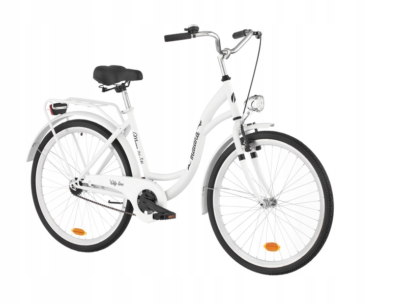 Rower miejski Indiana Moena 26 cali damski Biały