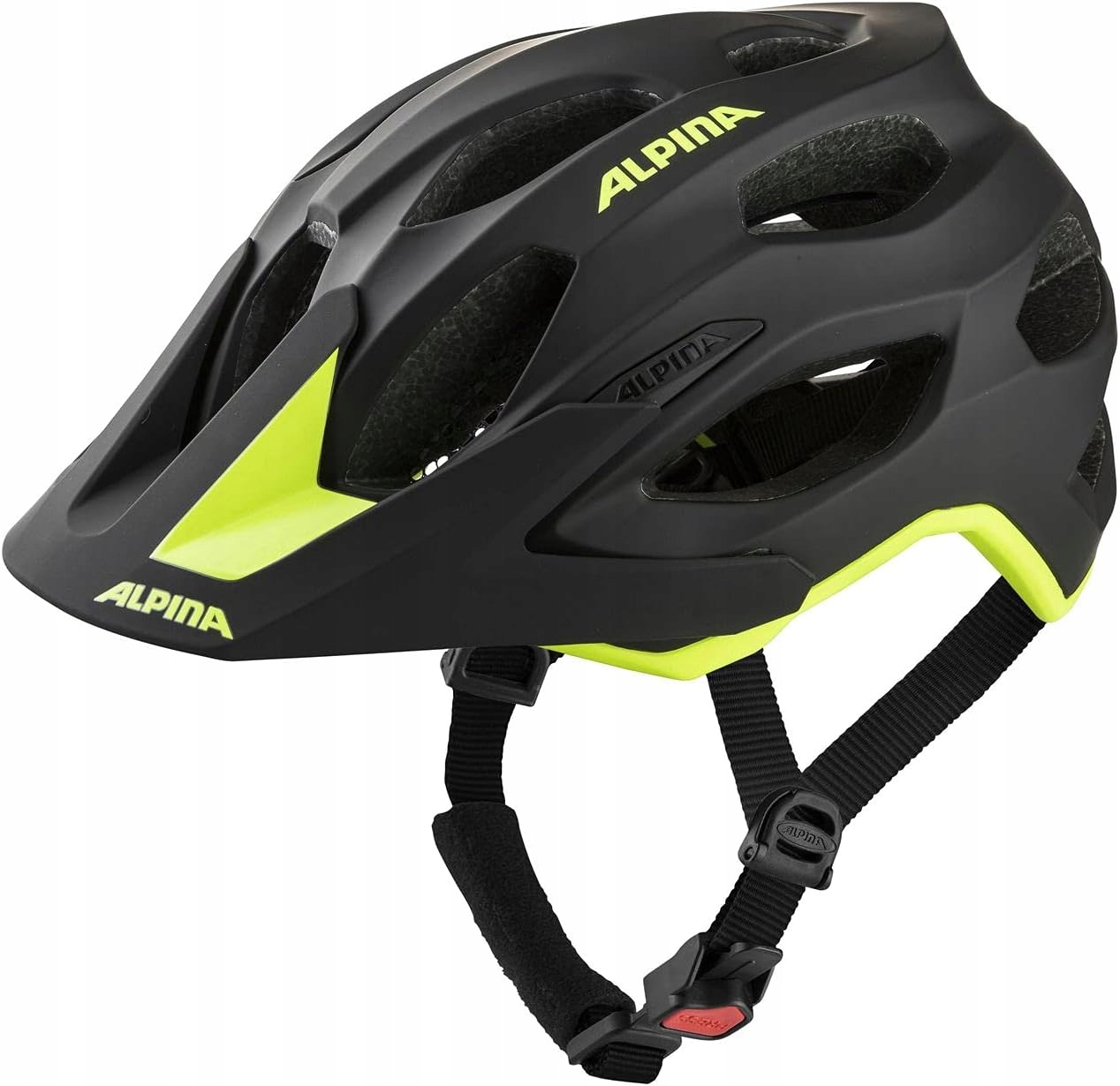 Kask rowerowy Alpina Carapax 2.0 M 57-62cm czarno-neonowożółty