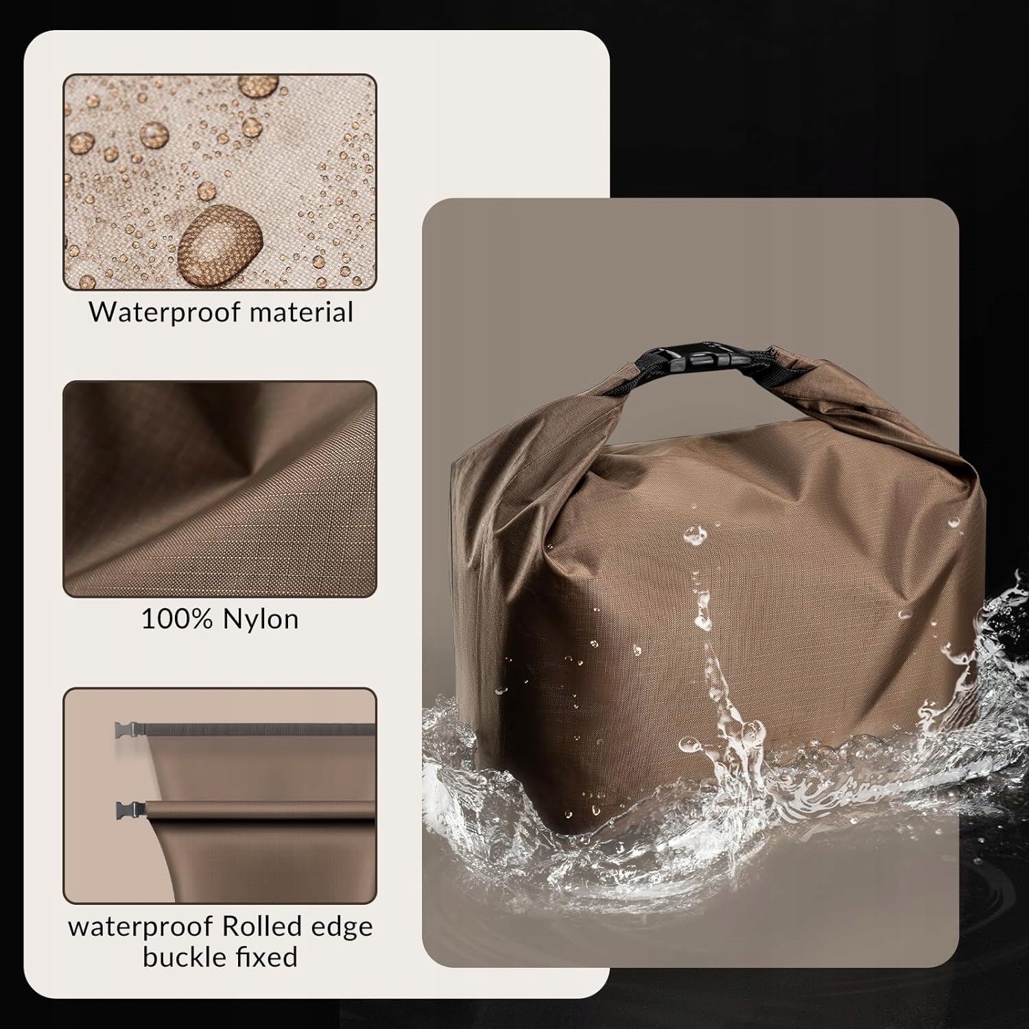 ROCKBROS torba rowerowa na kierownicę 5,5 l Pojemność 5.5 l