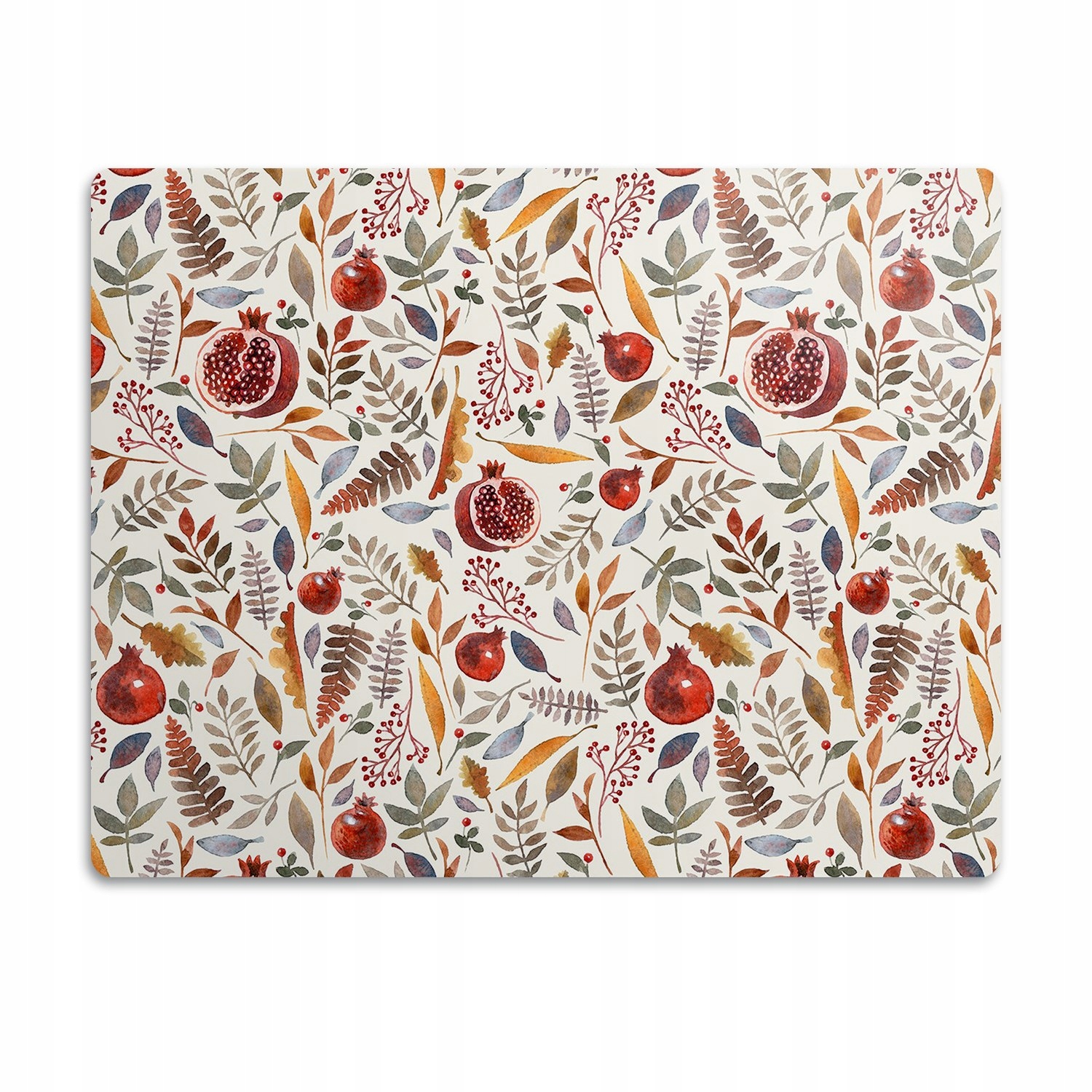 Levně Pro psa podložka pod misku Ovoce granátového jablka 90x60 cm