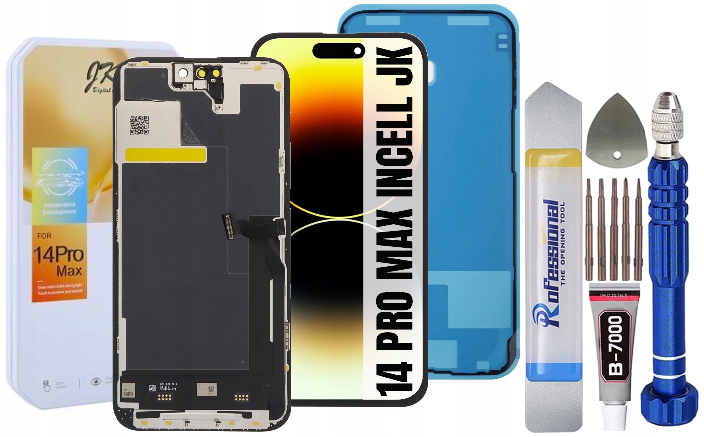 Displej Pro Iphone 14 Pro Max Incell Jk IC LCD Displej Těsnění