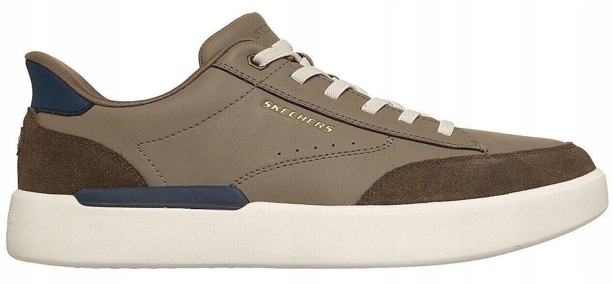 Pánské Sportovní Boty Hnědé Casual Lehké Pohodlné Polobotky Skechers 41,5