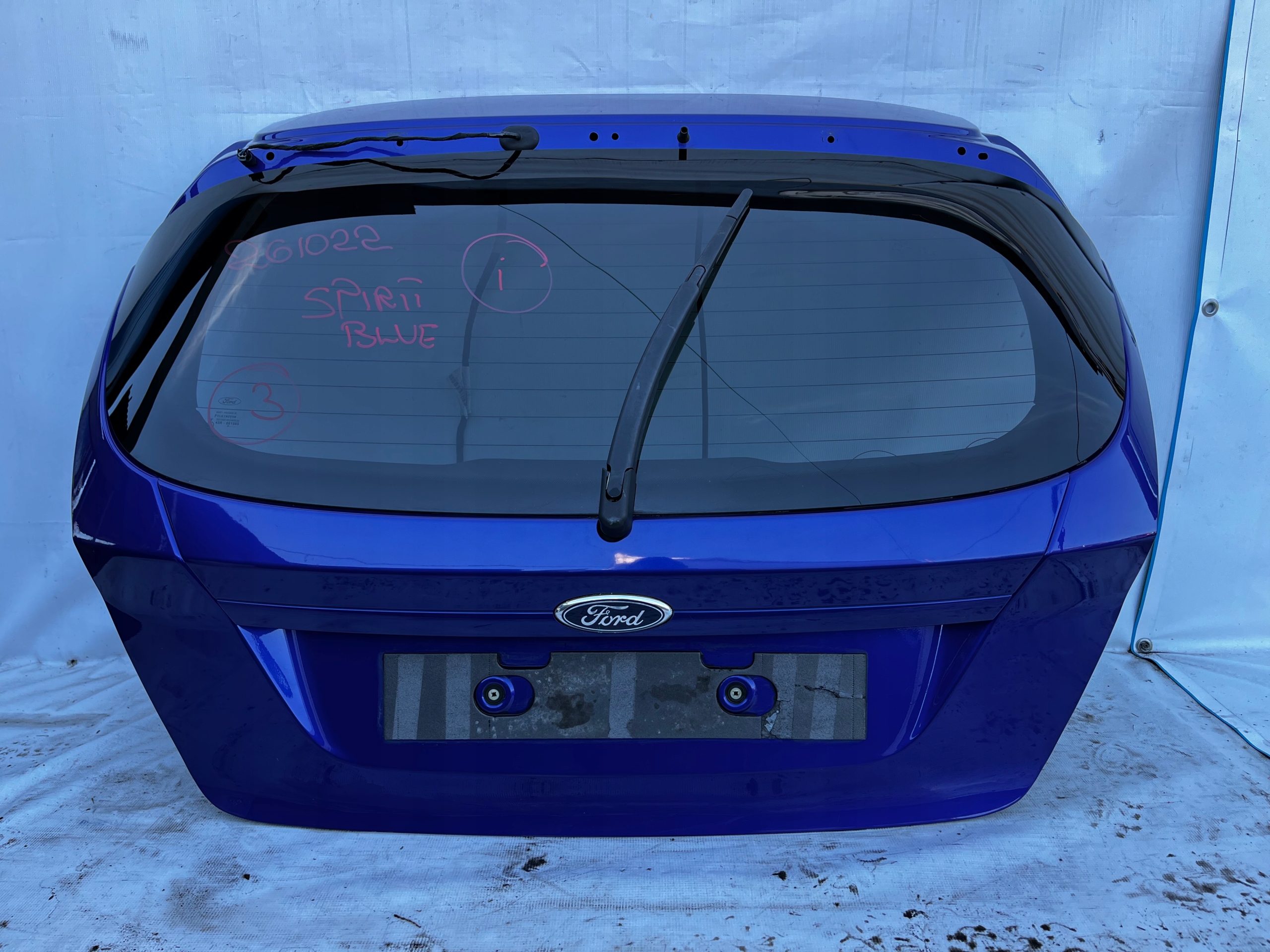 FORD FIESTA MK7 LIFT 2012-2017 KLAPA TYŁ ORYGINAŁ Producent części Ford OE