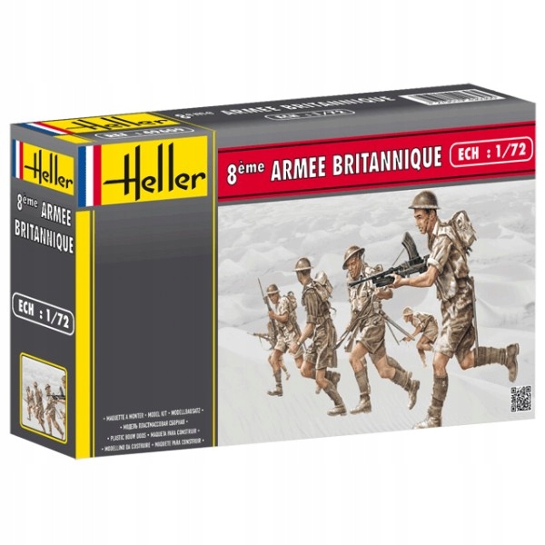 Wwii 8th British Army, Heller 49609