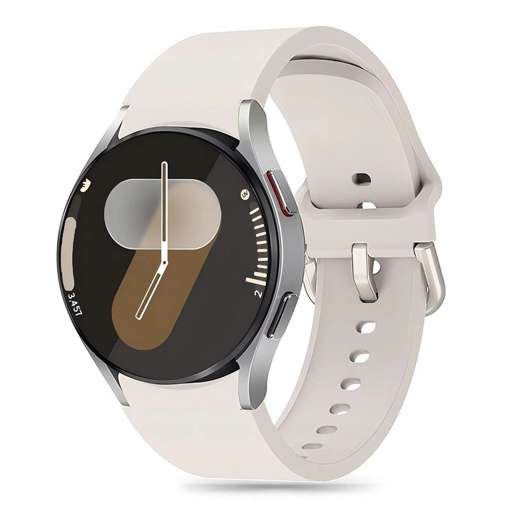 Pasek Tech-Protect Silicone Samsung Galaxy Watch 4/5/5Pro/6/7/FE beżowy