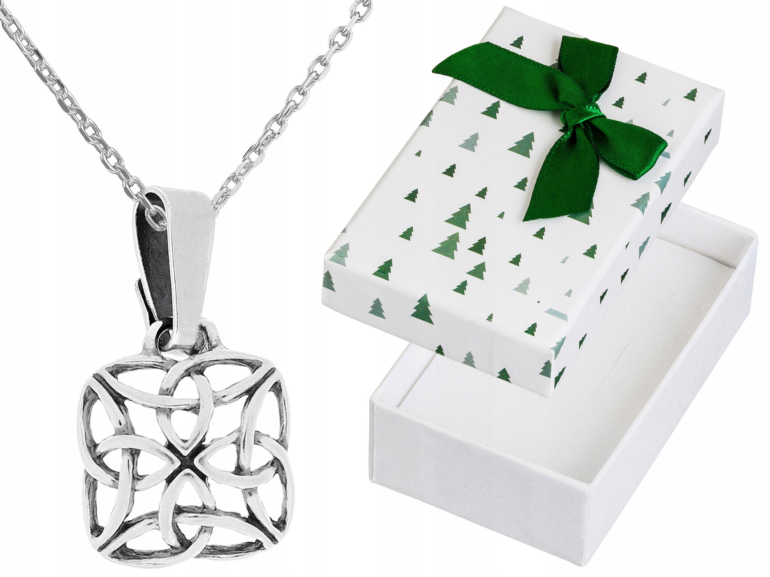 Krátký stříbrný oxidovaný dámský náhrdelník Čtverec Choker Ankier 35