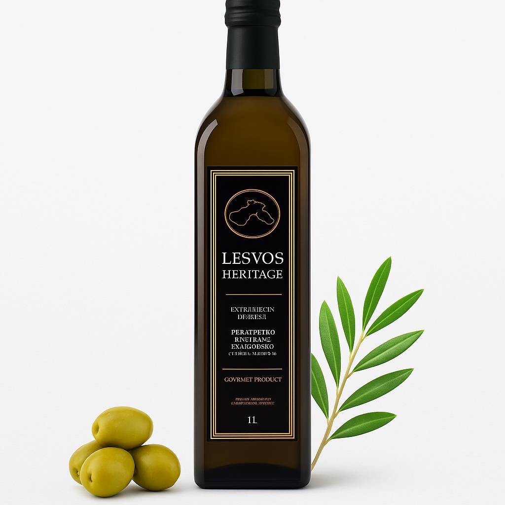 Levně Extra panenský olivový olej Lesvos Heritage 1L – za studena lisované polyfenoly