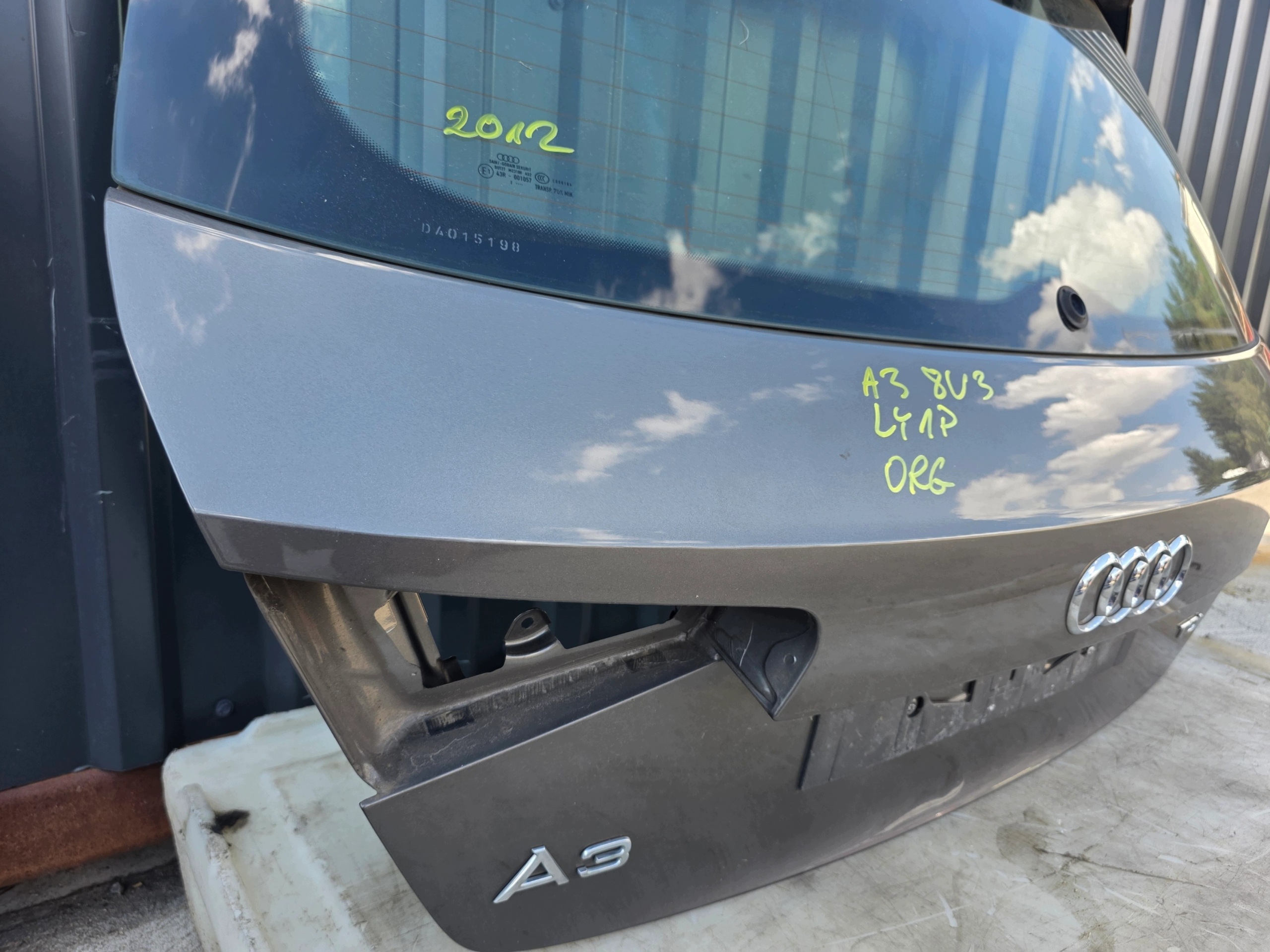 boot door rear AUDI A3 8V3 3 door LY1P original