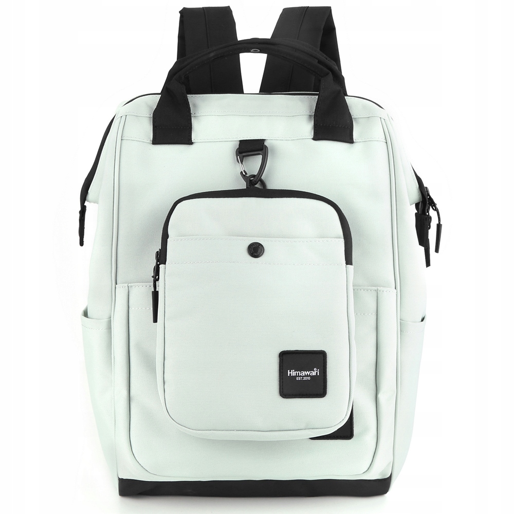 Plecak damski Himawari 0403 na laptopa 15" odpinana torebka 01 miętowy