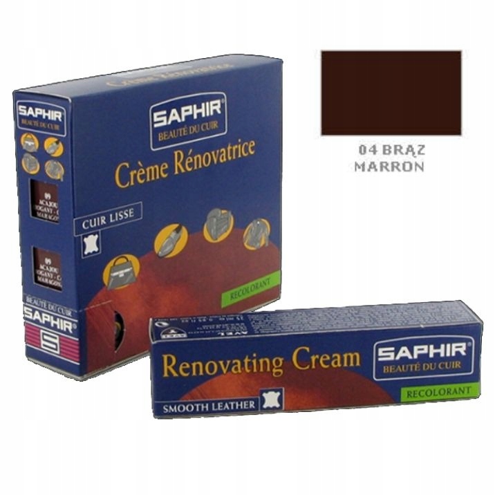 

Saphir Renovating Creme Do Renowacji Skóry Brąz