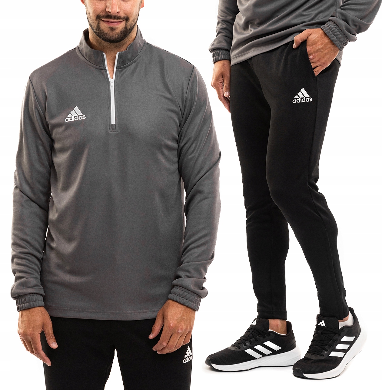 adidas Teplákovka Pánský sportovní komplet Mikina Kalhoty Entrada 22 Pohodlné vel. L