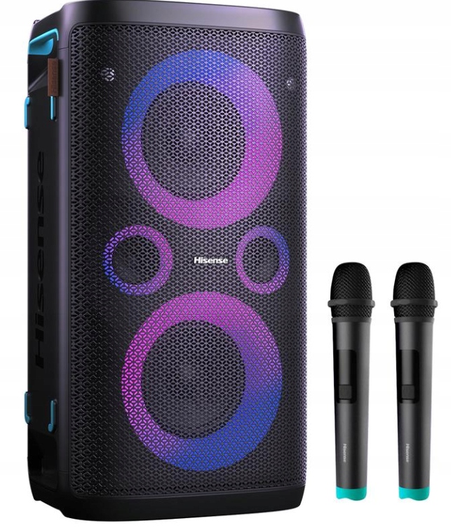 Głośnik przenośny Hisense Party Stone 1 czarny 300 W