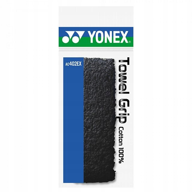 Owijka do badmintona Yonex AC402EX frotte czarna