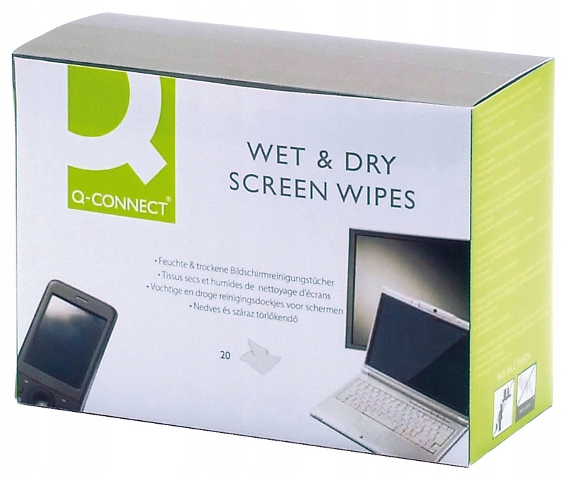Chusteczki do czyszczenia ekranów Tft/lcd 2x20szt