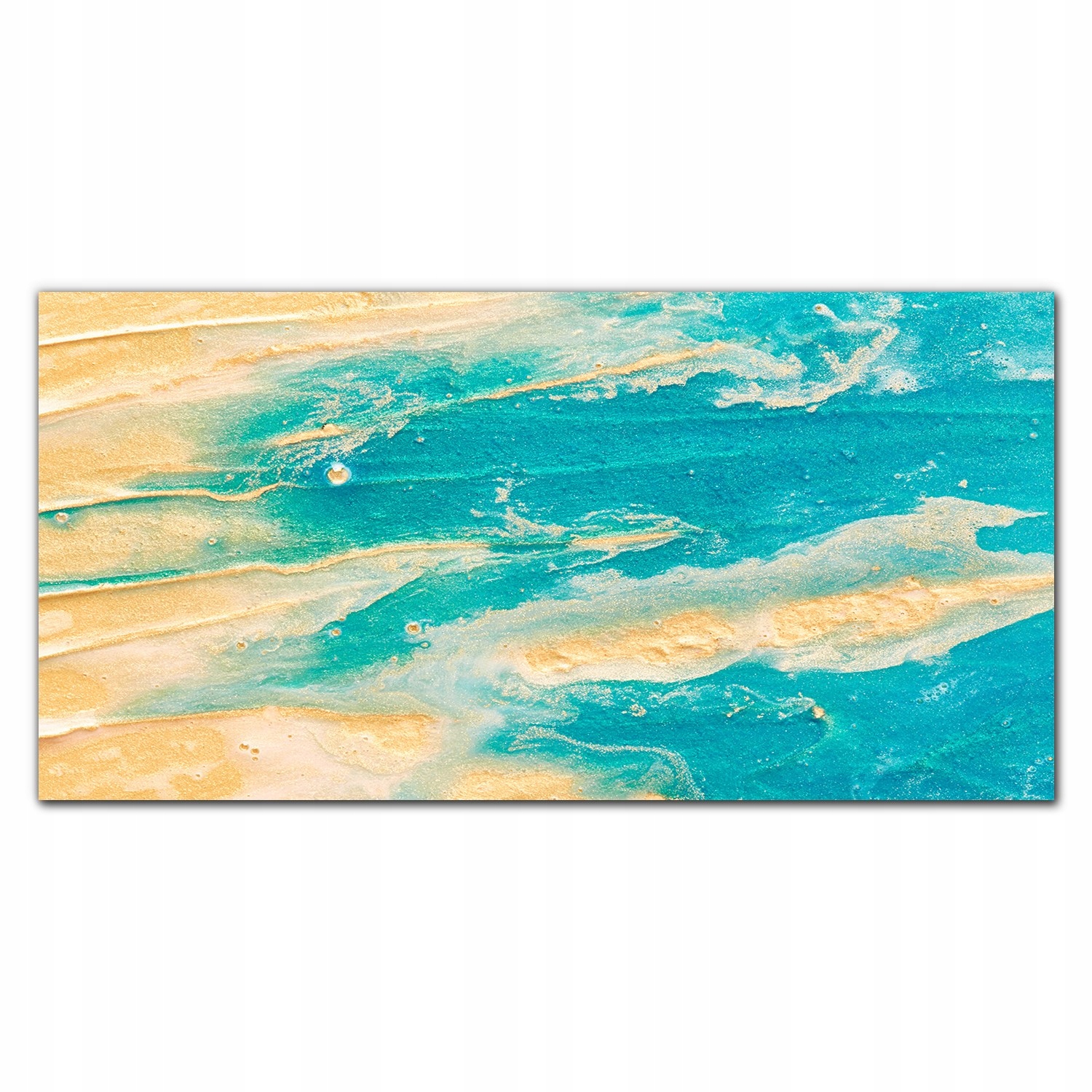 Fotoobraz na rámu plátno Písek a voda 140x70 cm