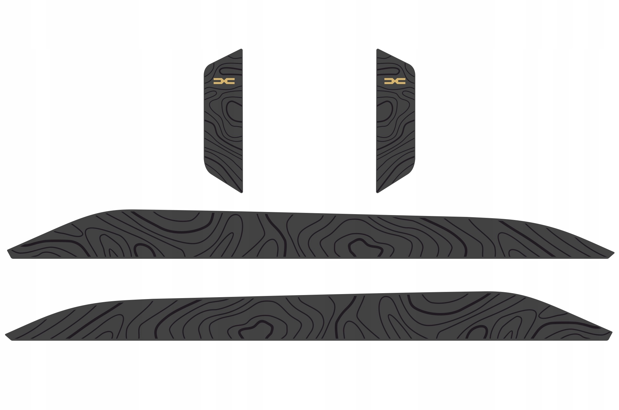 Samolepky na Dacia Sandero Stepway 3 Boční pásy 03 Extreme