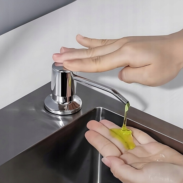 DOZOWNIK NA PŁYN DO NACZYŃ MYDŁO ŻEL CHROM 250 ml Kod producenta doz.250.chrom