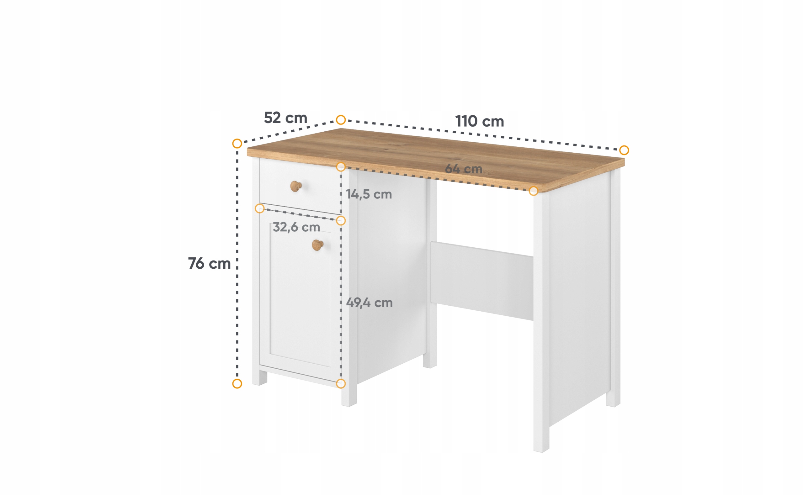 BIURKO DO POKOJU DZIECIĘCEGO KOLEKCJA STORY Marka Idea Home