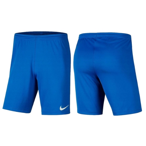 Spodenki Dziecięce Nike Junior Park III BV6865-463 Sportowe Niebieskie R.xs