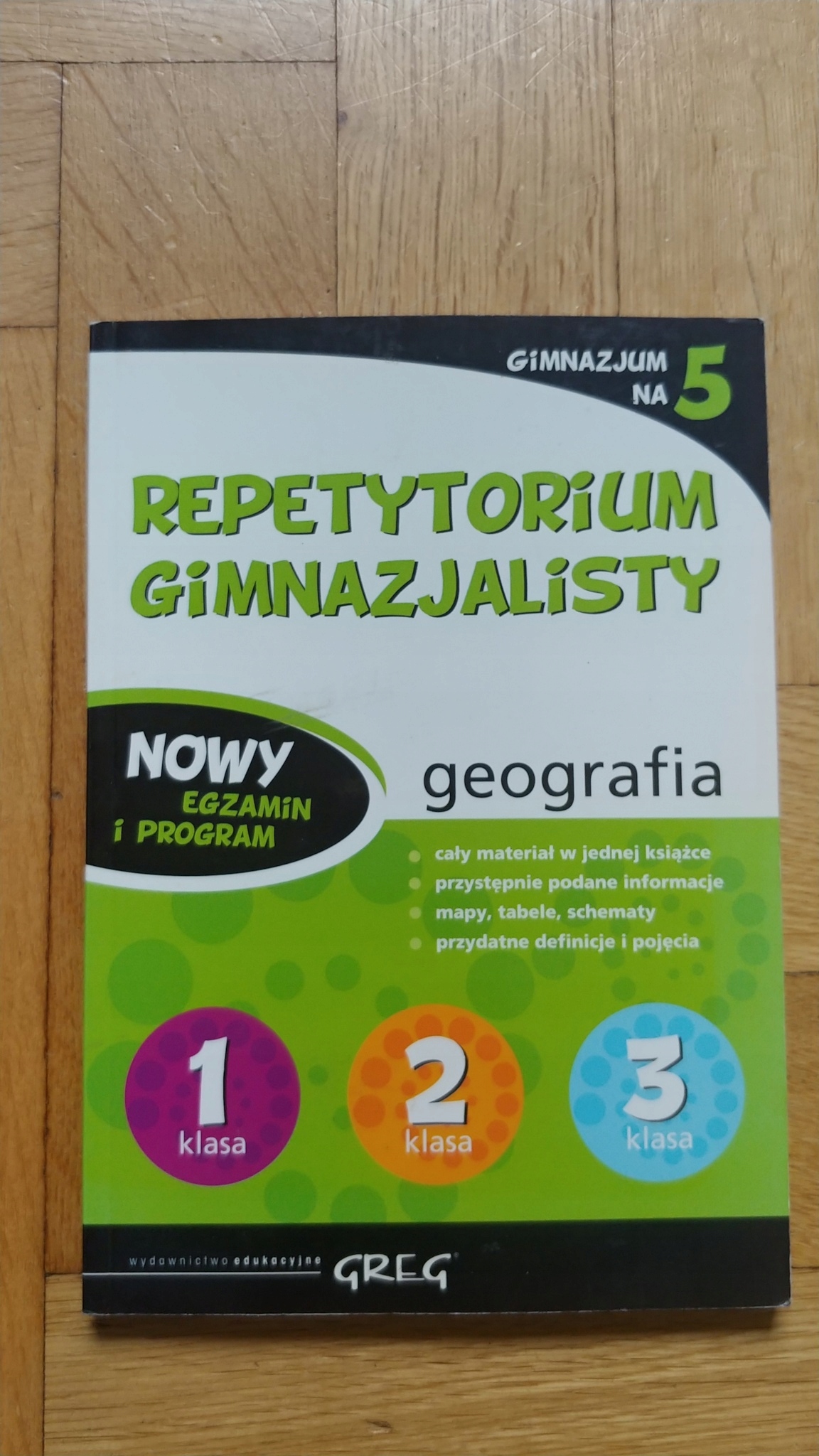 Repetytorium Gimnazjalisty GEOGRAFIA stan idealny