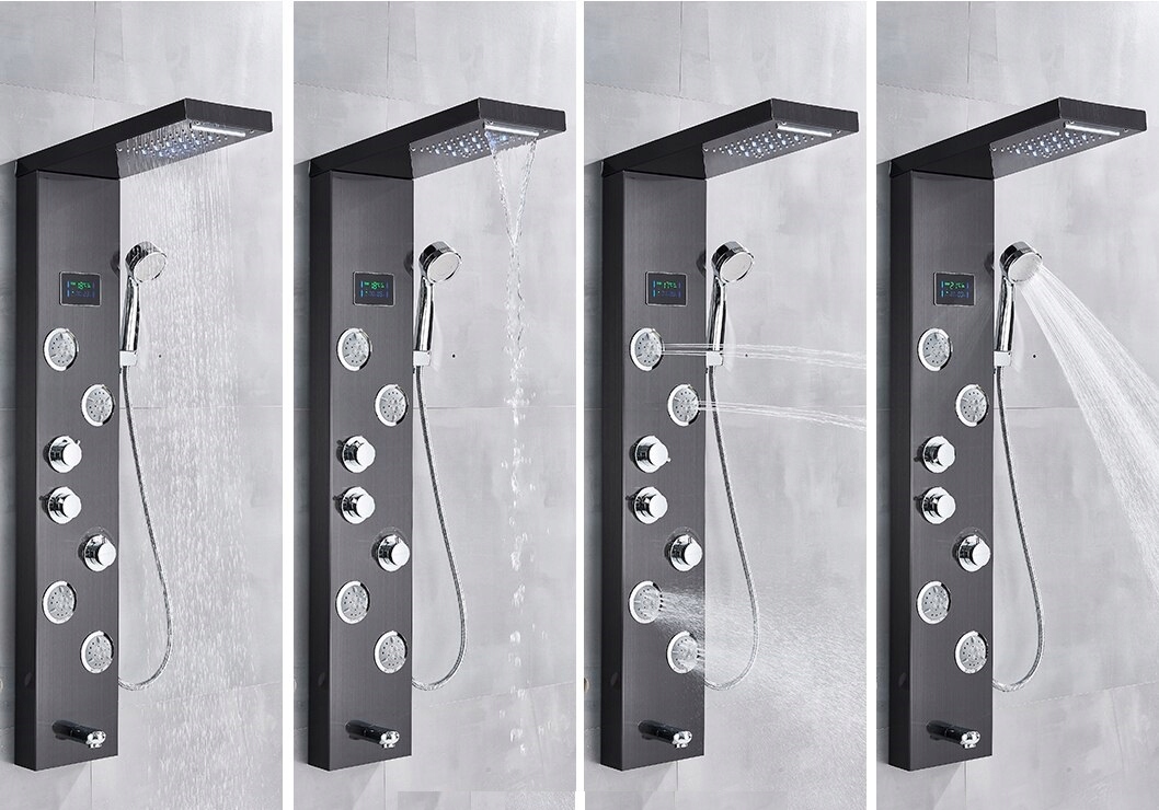 Panel prysznicowy LED prysznic wodospad hydromasaż Marka Ari