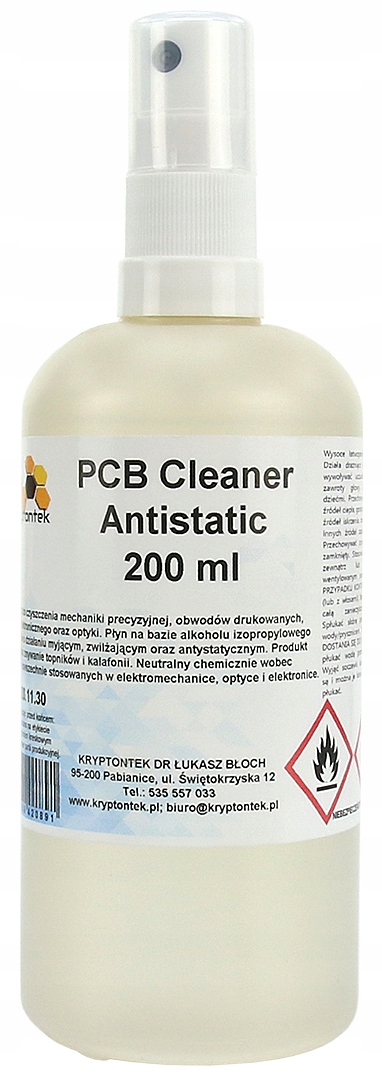 

Pcb Cleaner 200ml Czyszczenie Płytek Druk Optyki A