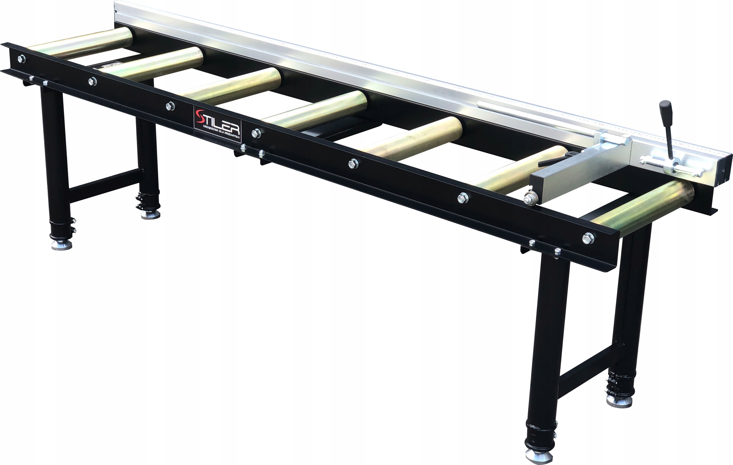 PODAJNIK ROLKOWY PRZYMIAR ZDERZAK 2M CZARNY NOWY Marka Stiler