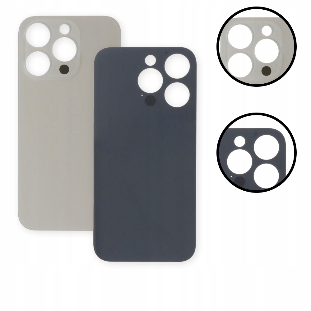Tylna szyba klapka baterii panel tylny do iPhone 14 Pro Max, złota