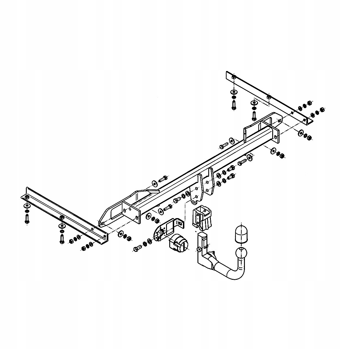 Hak Wypinany do Opel Astra 4 IV J Kombi 10-16 MODUŁ WIĄZKA 13 PIN GRATIS Producent Steinhof