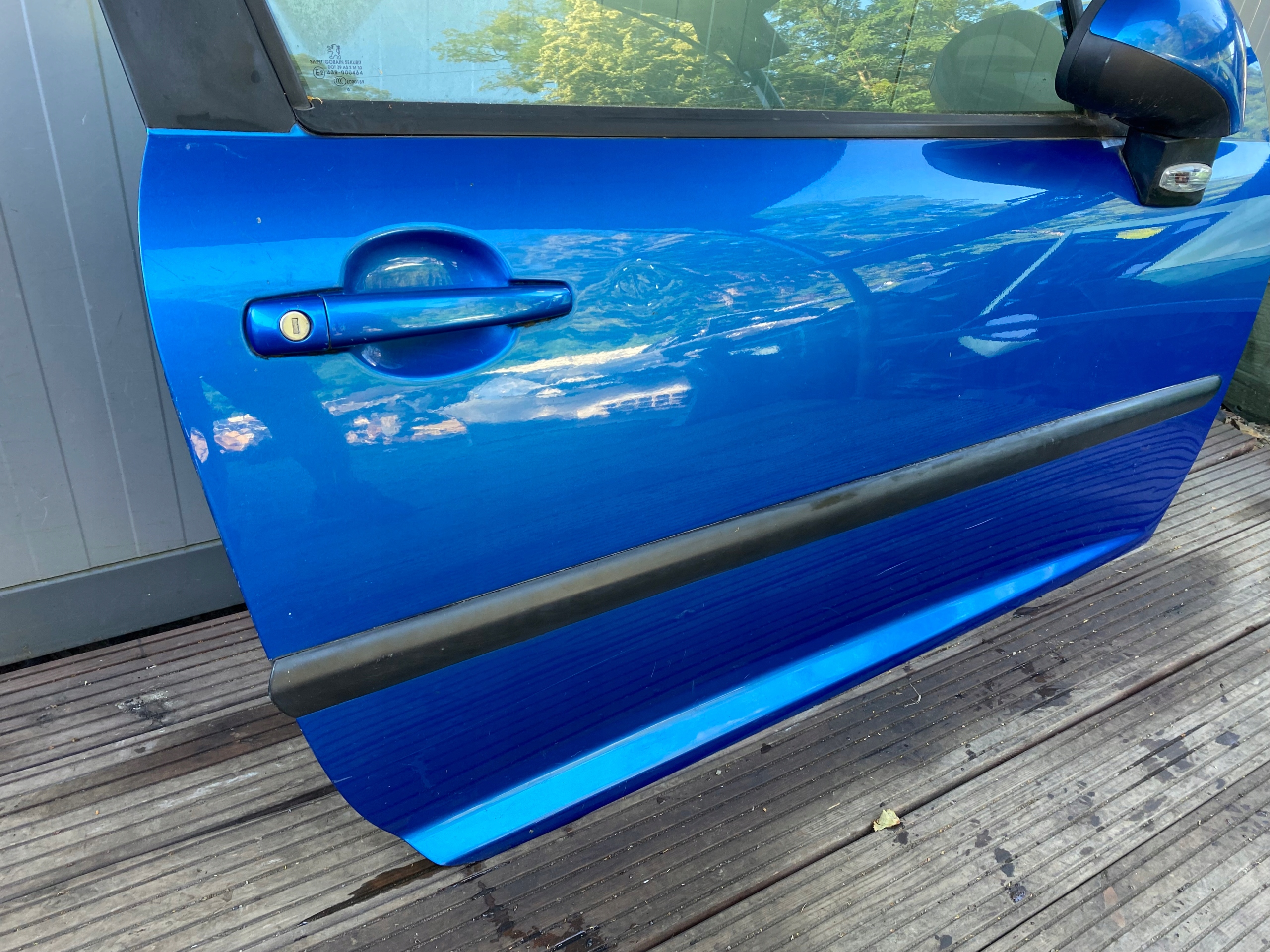 PEUGEOT 207 3D complete door right front KMFD