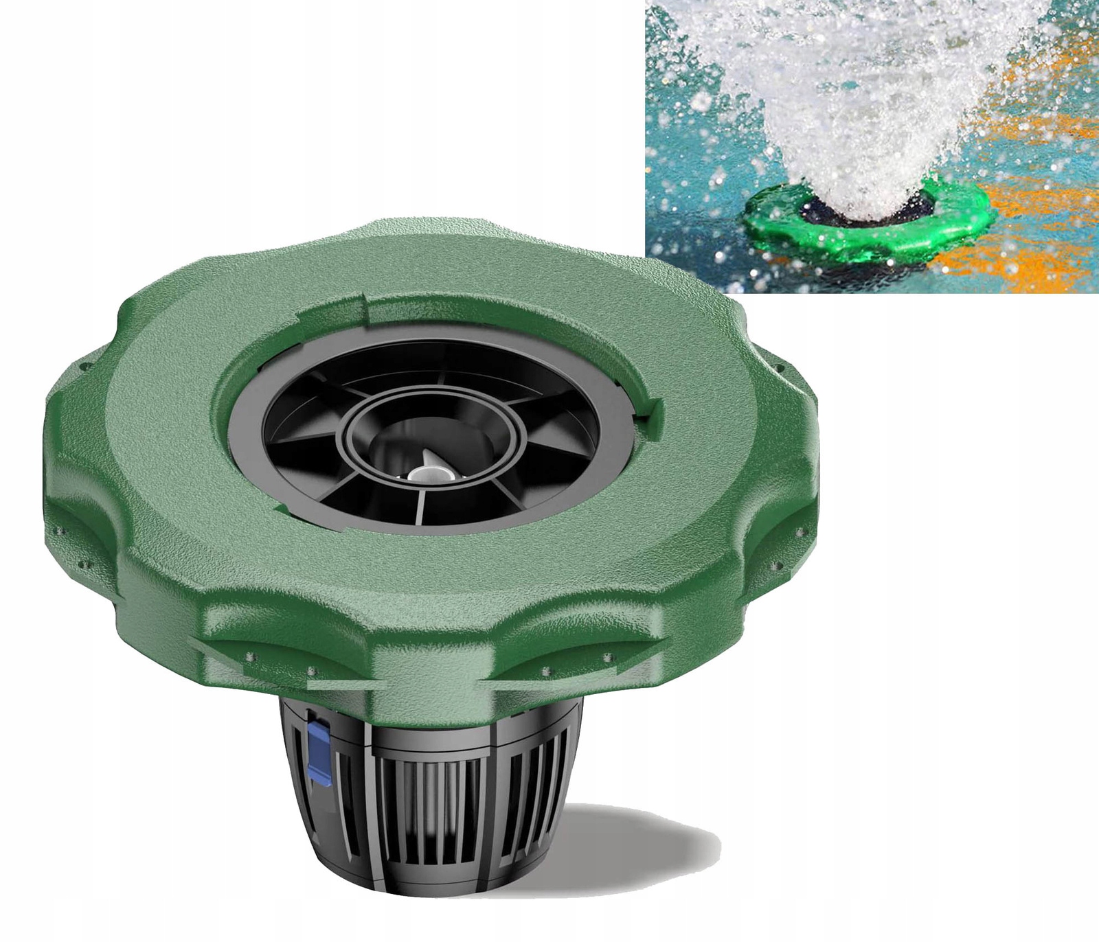 Fontanna pływająca Sunsun COP-10000 90W aerator do oczka wodnego stawu