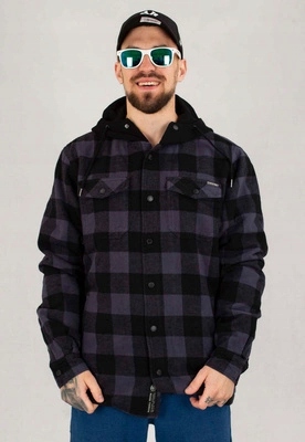 Košile Pit Bull Flanelová Pioneer grey černá