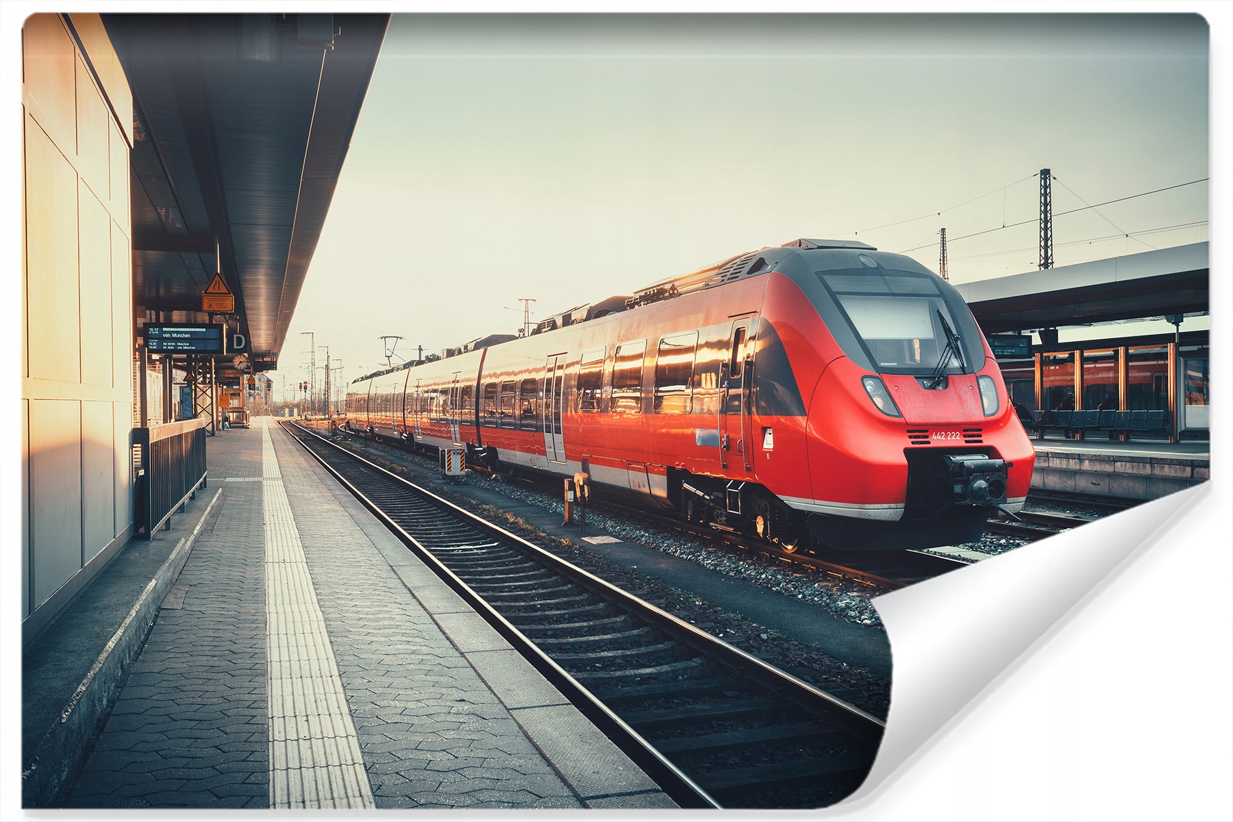 

Fototapeta Pociąg na Stacji dla Młodzieży 135x90