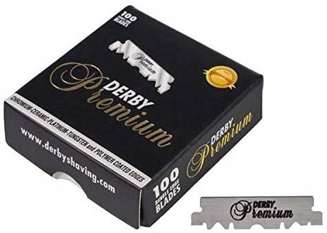 

Derby Premium Żyletki Do Brzytwy 100SZT Połówki