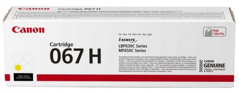 Canon Clbp Cartridge 067 H Y