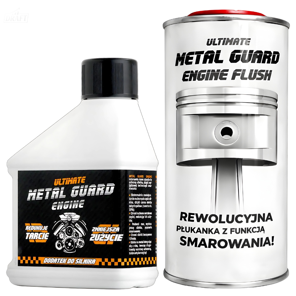 Metal Guard Engine do oleju silnikowego płukanka Metal Guard Engine Flush
