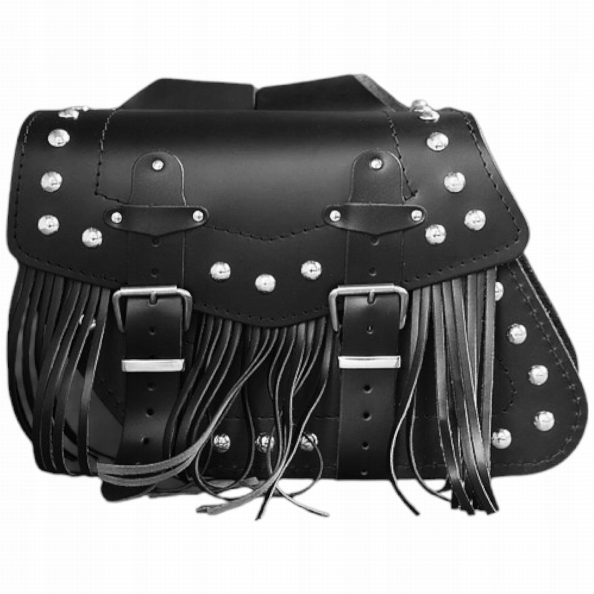 Kožené motocyklové tašky čierne 9L