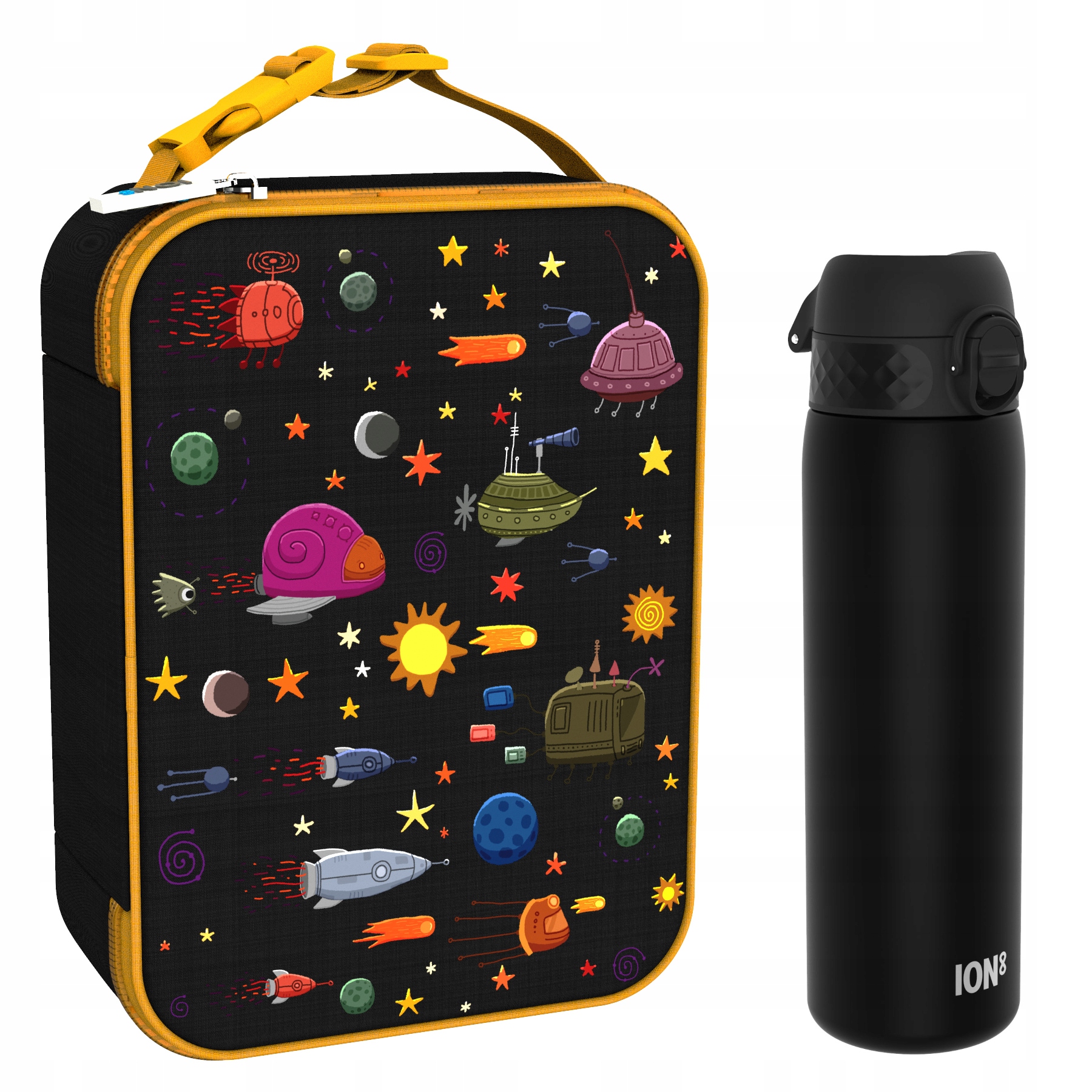 Láhev Na Pití 0,5L Termo Lunch Bag Snídaňová Sada Do Školky ION8