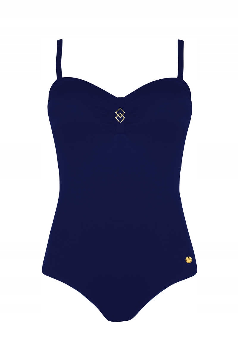 Self Jednodílné plavky Alcudia 7 námořnická modrá 80B