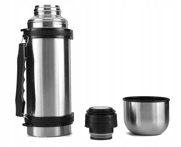 TERMOS METAL 1200 ML DUŻY TERMOS NA HERBATĘ KAWĘ UCHWYT + DWA KUBKI Rodzaj kubek termiczny
