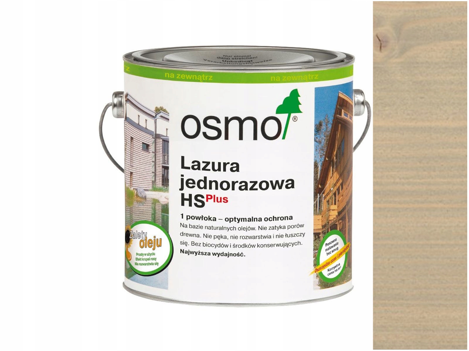 Osmo Jednorazová lazúra 9203 Bazaltová šedá 750 ml