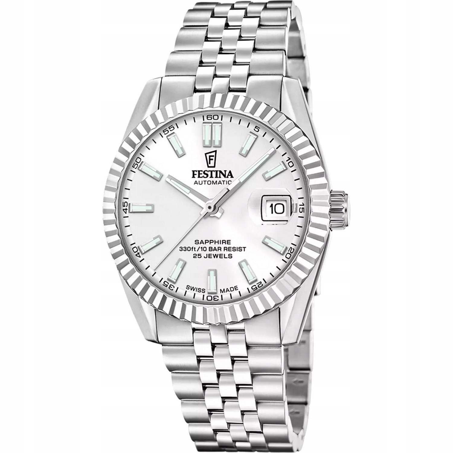 Pánské Hodinky Festina F20090-1 stříbrný náramek