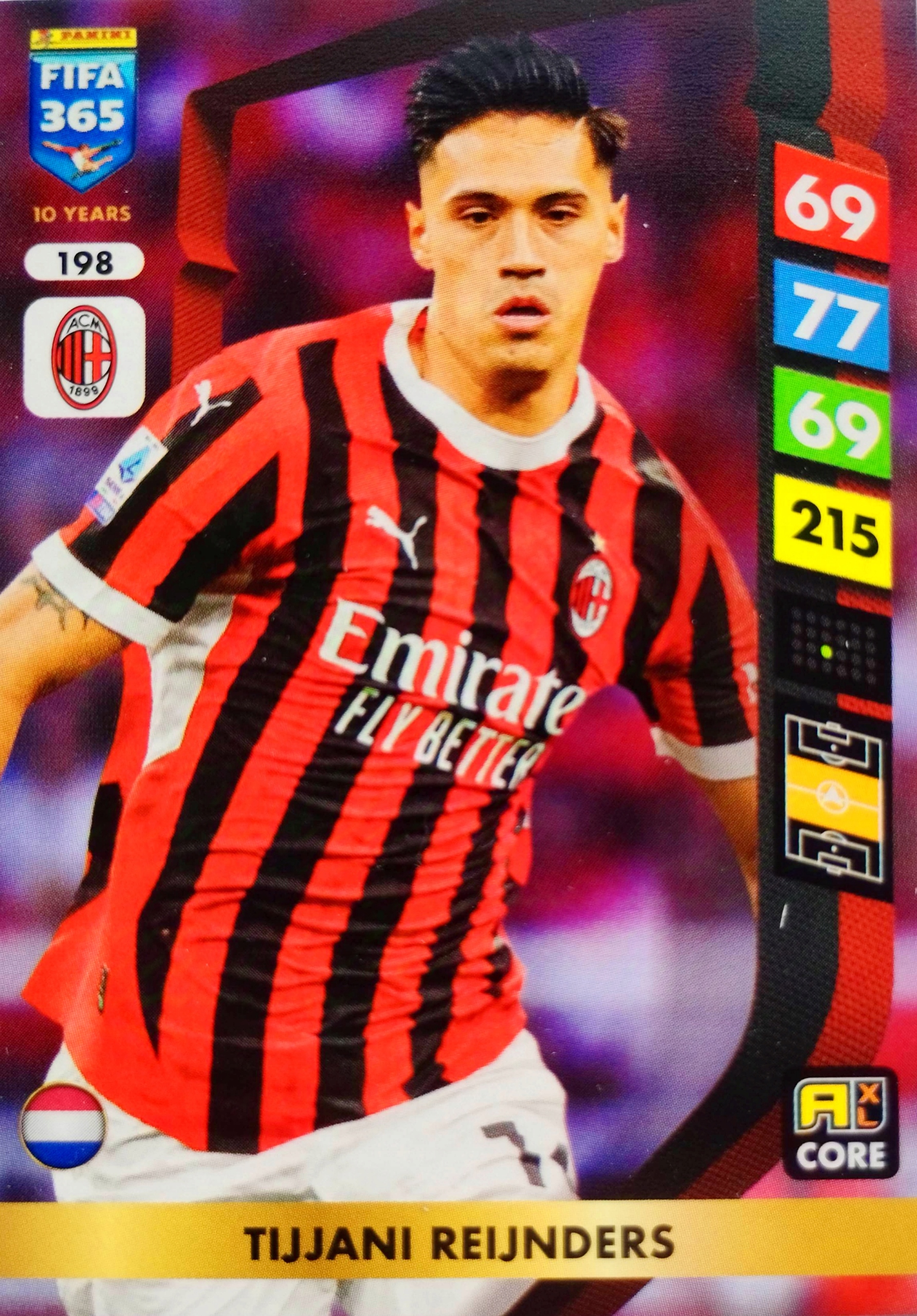 Panini Fifa 365 2025 Core 198 Tijjani Reijnders Ac Milan