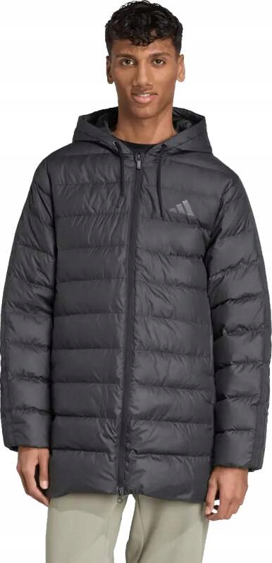 Męska kurtka ocieplana Adidas Essentials Climawarm 3-Stripes czarna