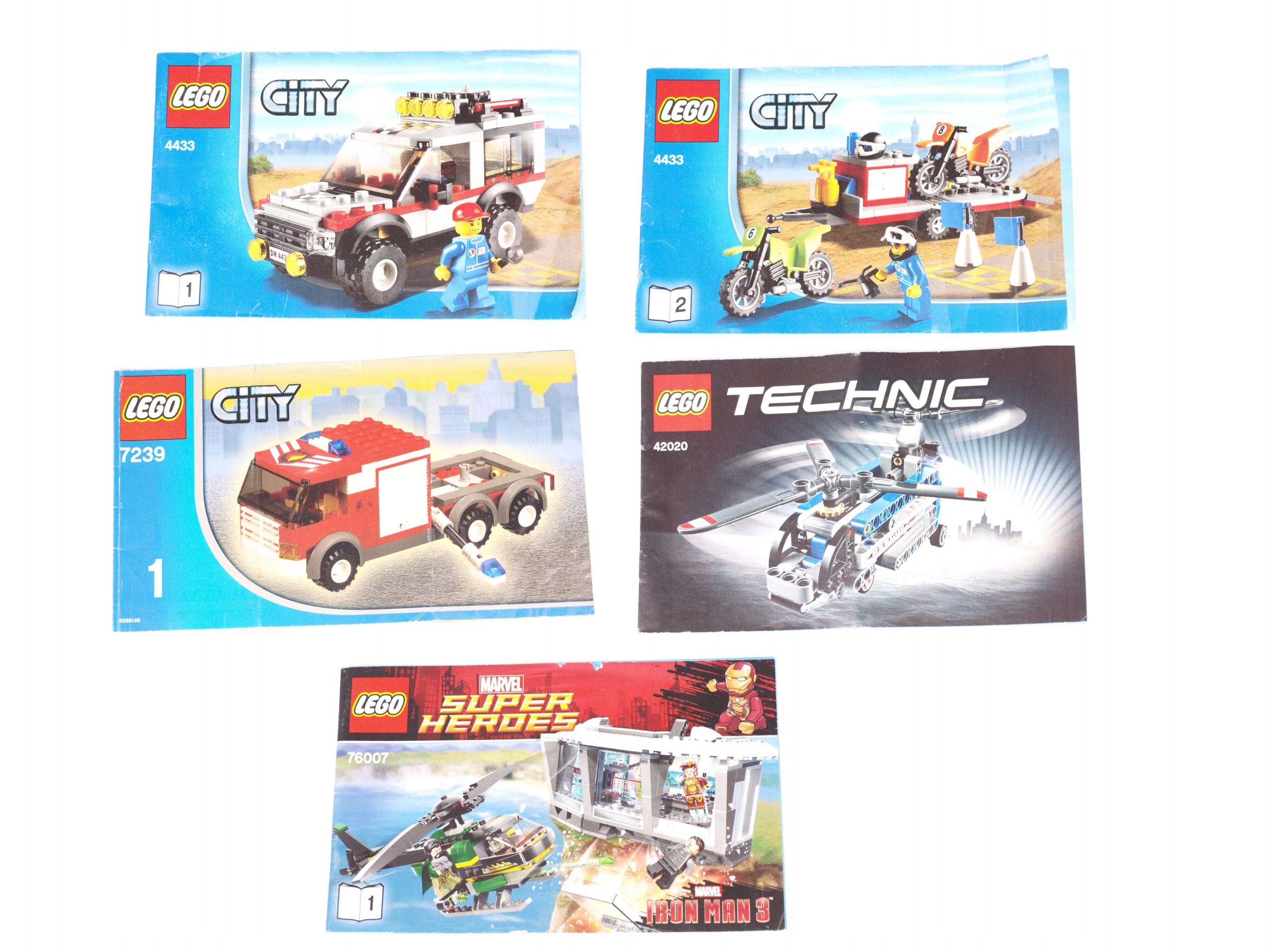 LEGO MIX 5 LOSOWO WYBRANYCH INSTRUKCJI Instrukcja Marka LEGO