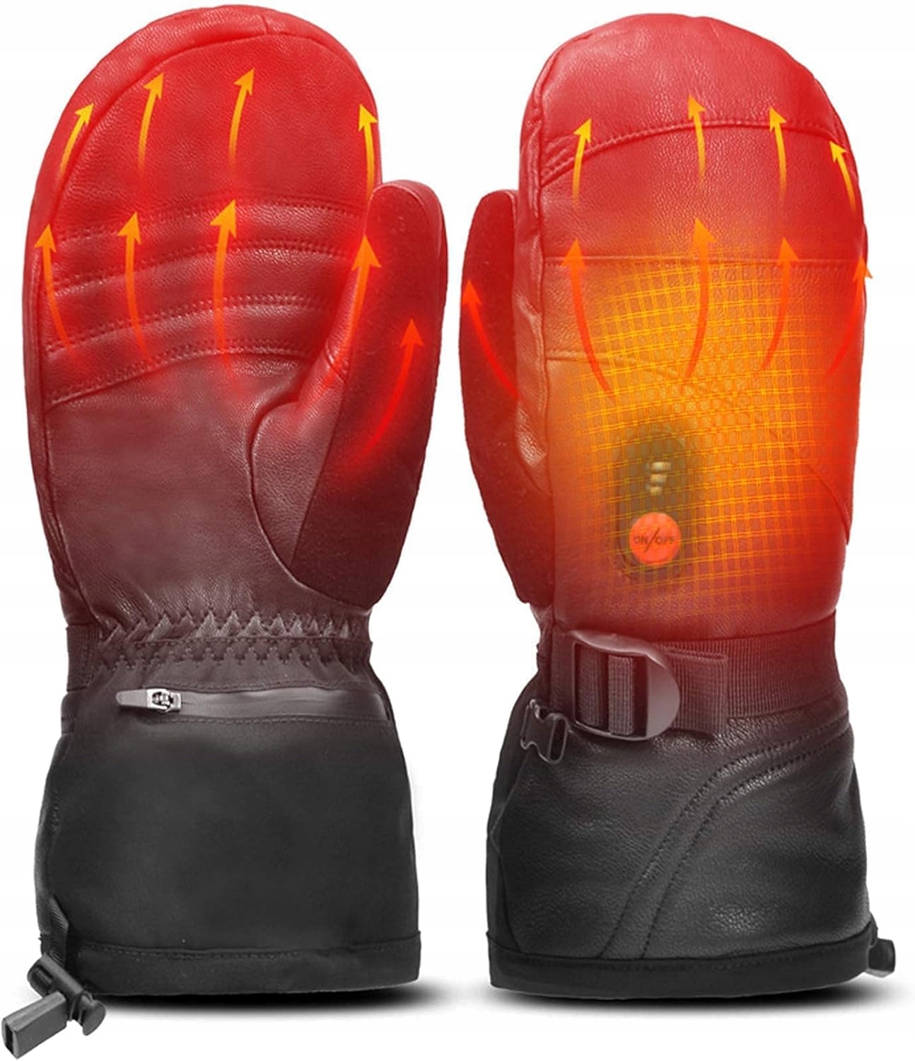 Savior Podgrzewane rękawice z akumulatorem 7,4 V 2200 mAh zimowe r. M