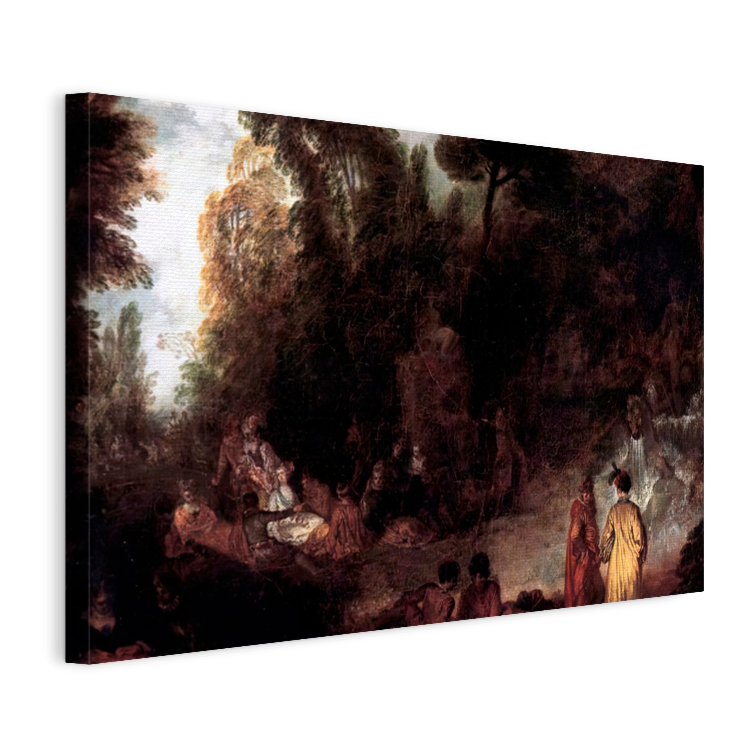 Obraz Na Plátně Jean-antoine Watteau – Setkání V Parku 120x80