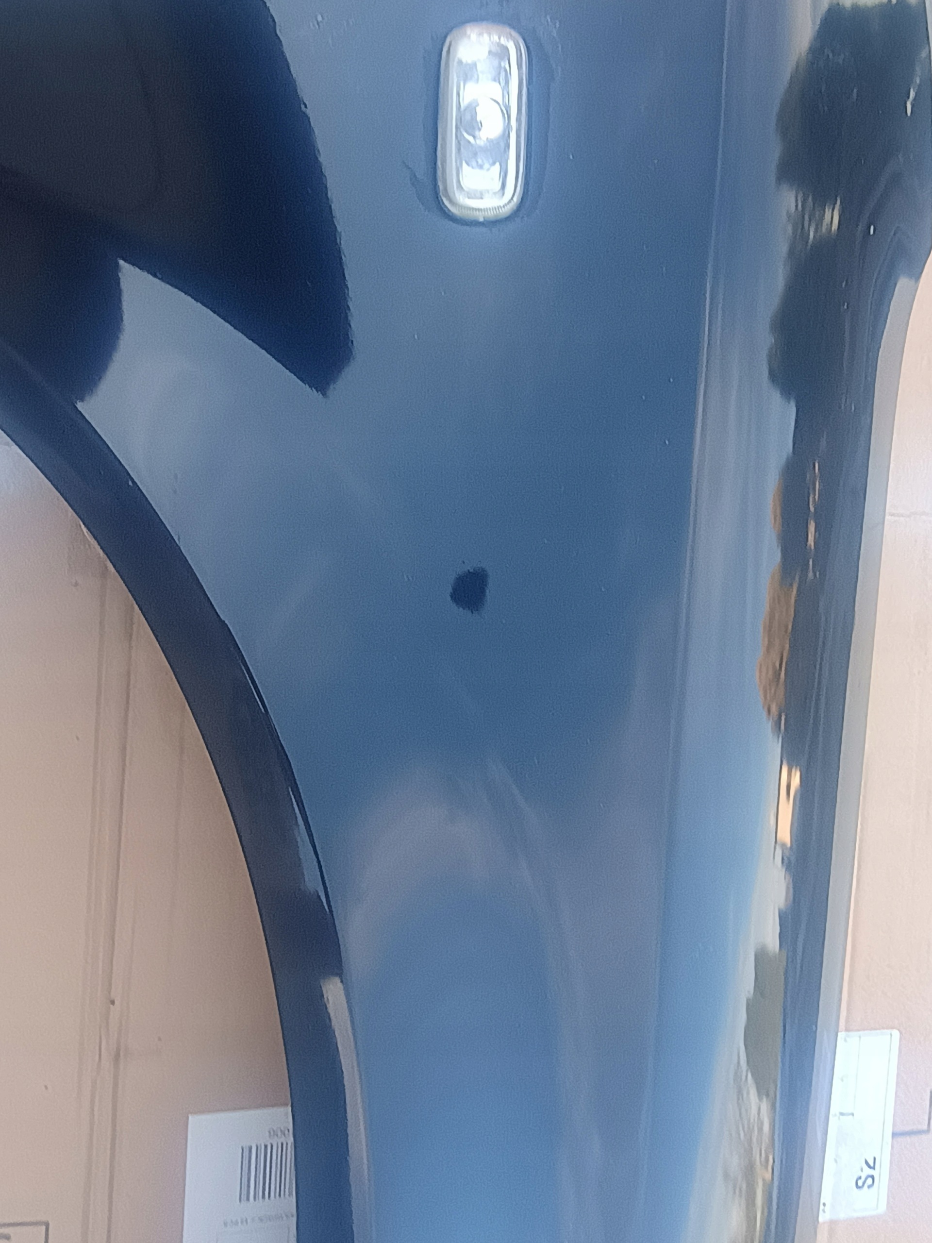 fender front right AUDI A4 B6 black
