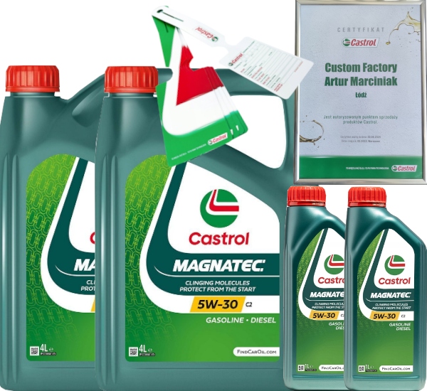 CASTROL MAGNATEC 5W30 C2 10L PSA B712290 + ZAWIESZKA