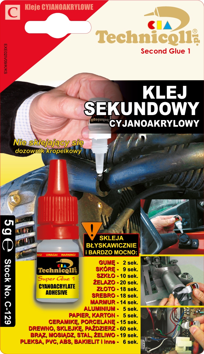 

Klej sekundowy cyjanoakrylowy Technicqll
